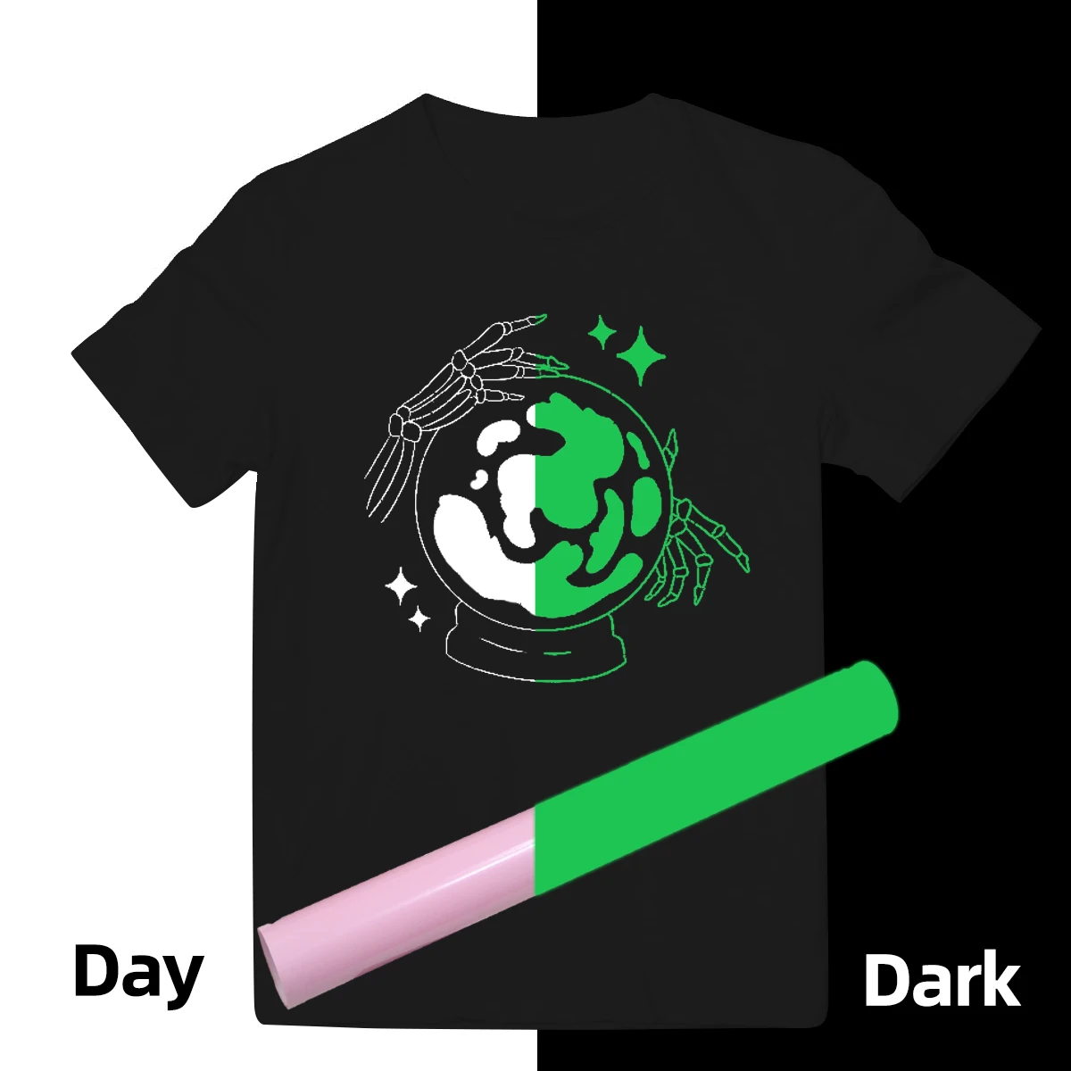 Glow in The Dark T Shirt Vinyl Roll Luminous Green Heat Transfer Vinyl