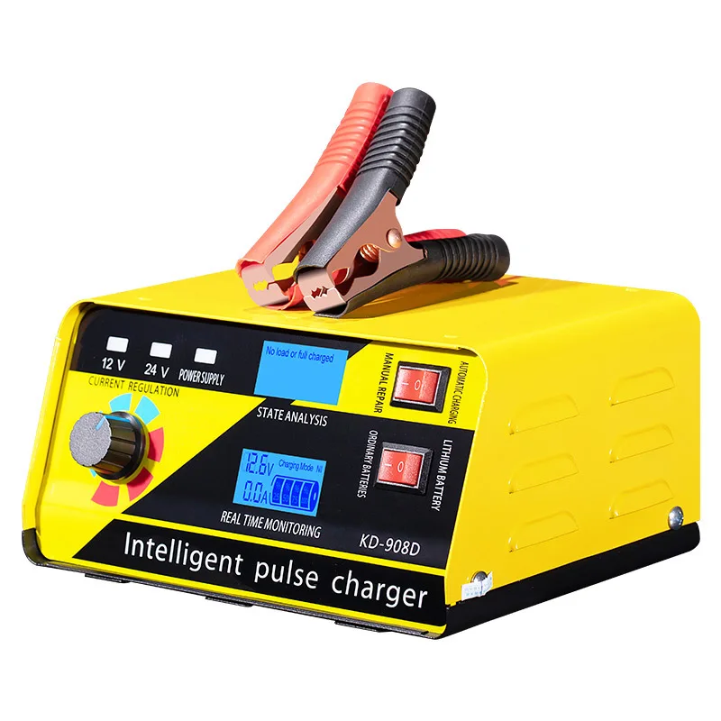factory supply 12V 24V 48V 30A 100A 100AH 200AH 1000W 2000W 3000W intelligent auto battery charger