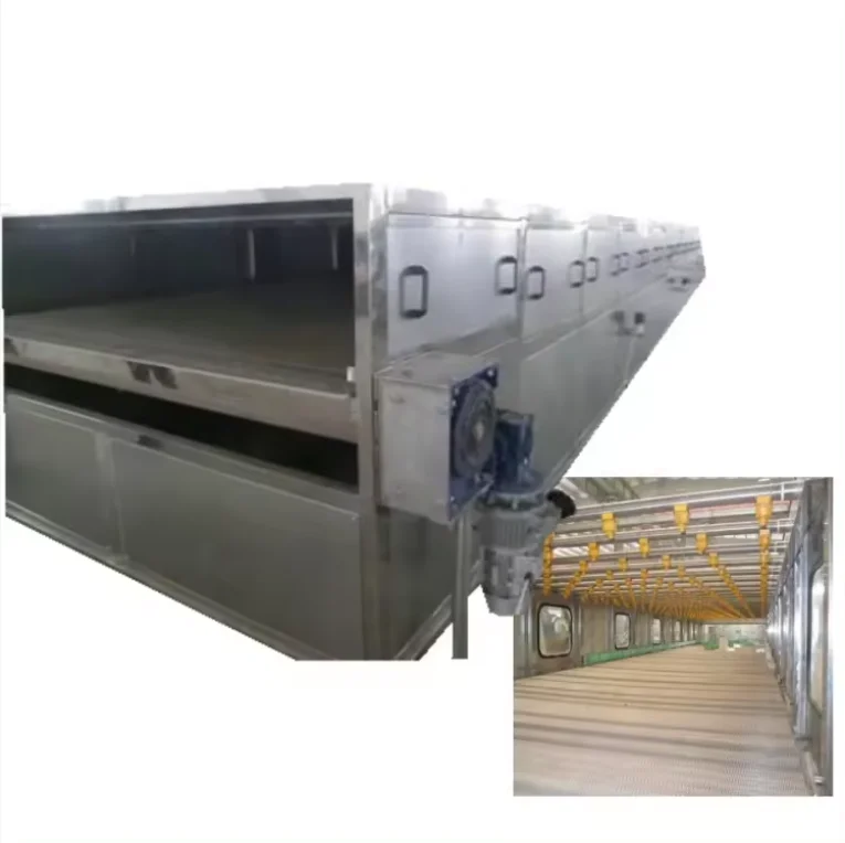 Bottle Or Can Super Heating Water Spray Sterilizer Spray Cooling Tunnel