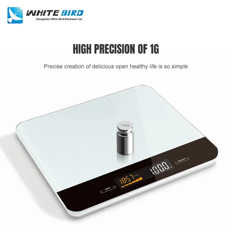 Famous Brand 2xCr2031 Lithium Batteries 5Kg Kitchen Scale