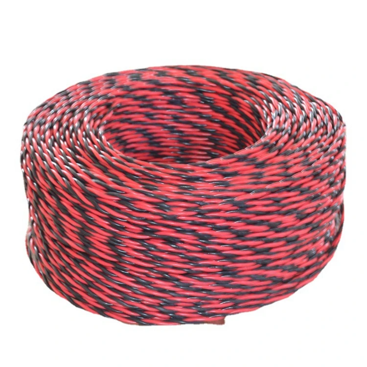 2 core RVS cable 450/750V Coprer 0.5 0.75 1 1.5 2.5 mm PVC insulated Soft strand fire protection system used