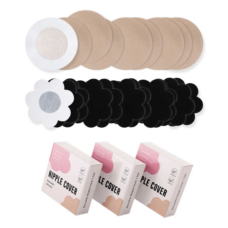 INVISFEEL medical-grade non-woven nipple stickers thin nipple cover invisible anti-convex non-woven chest stickers