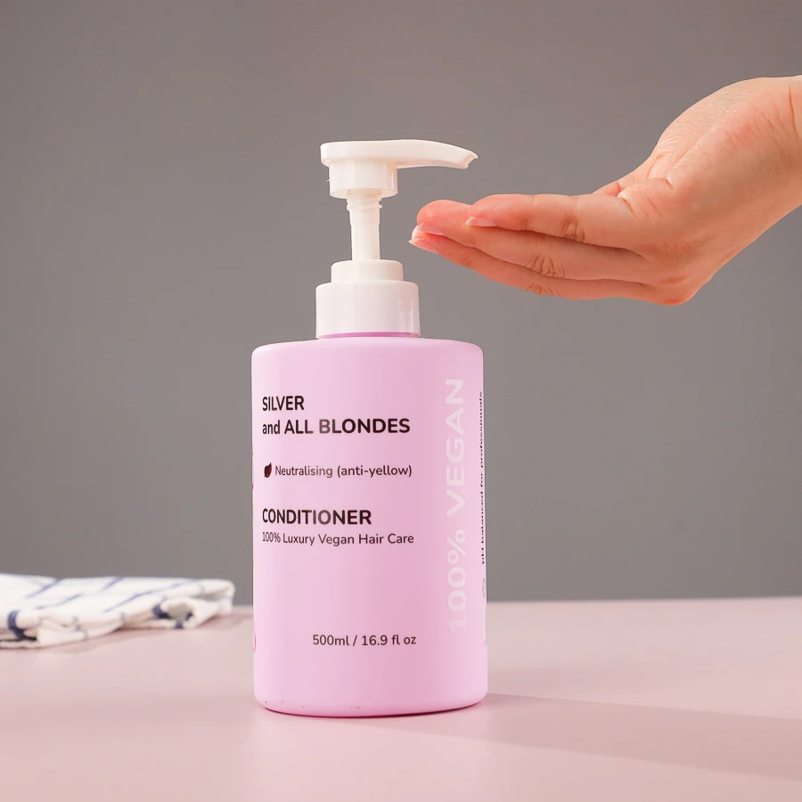 Luxury soft touch 500ml 480ml 16oz purple pink Hdpe bottles for Shampoo And Conditioner Shower Gel Liquid Soap With pump