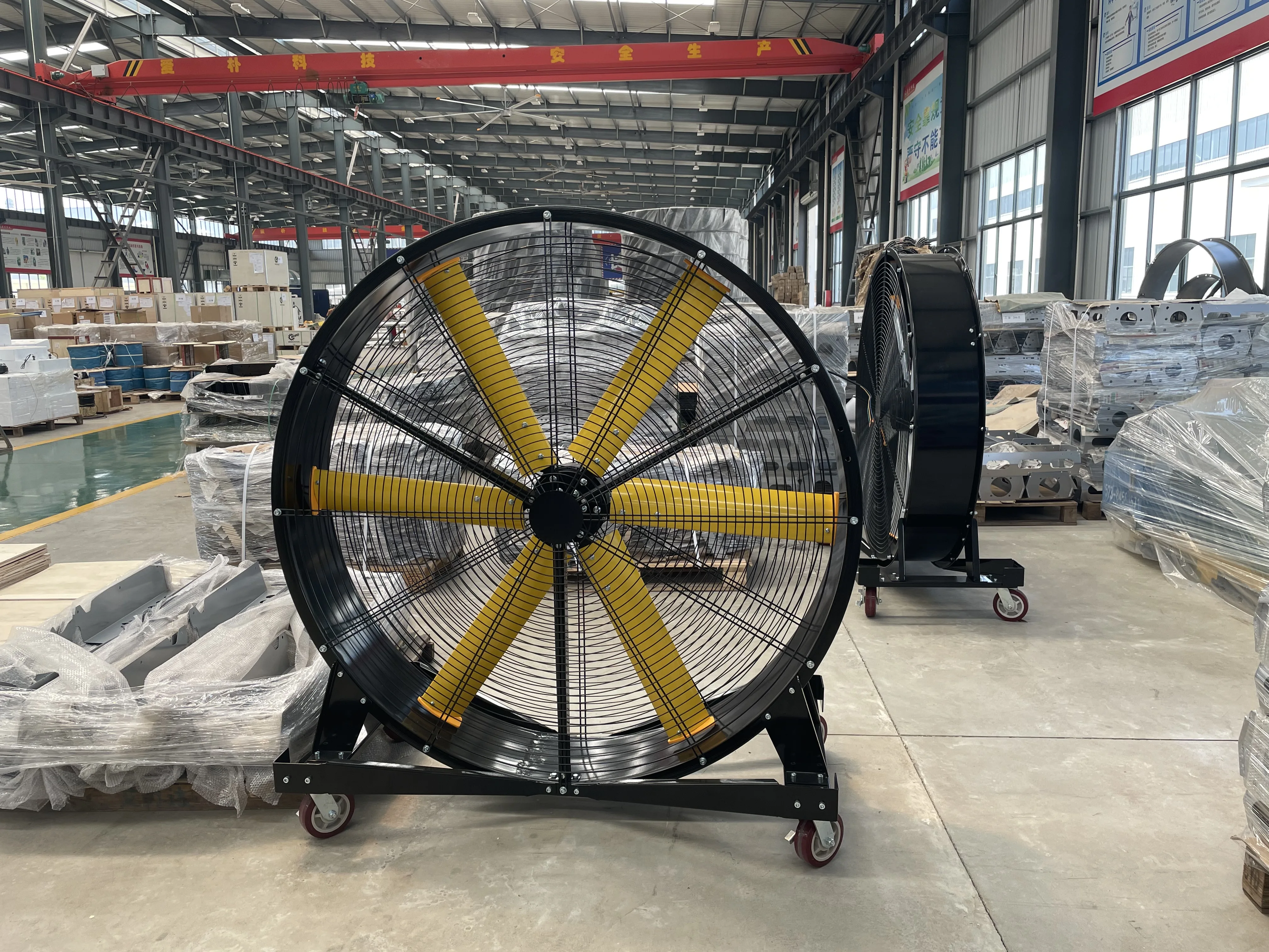 Ventilation Cooling air  Fitness 1.5m 5ft portable standing  moving hvls fan