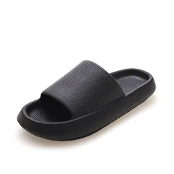 Manufacturer Cheap Summer Eva Slippers Ladies Thick Bottom Indoor Bathroom Men House Hotel Cloud Slides Slippers