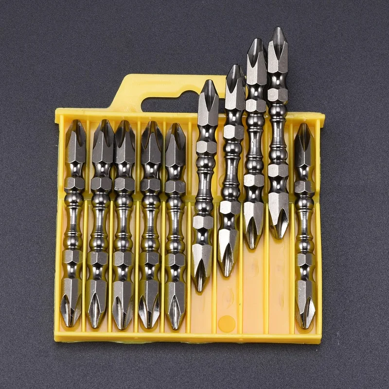 New Designed OEM Service Top selling Screwdriver Bit Sleeve Nunchaku S2 65mm Ph2 Black Nickel Big Head