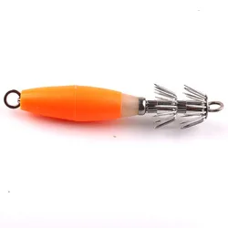 New Arrival squid jig 15.5g 10cm customized luminous hard squid hook jig fishing lure