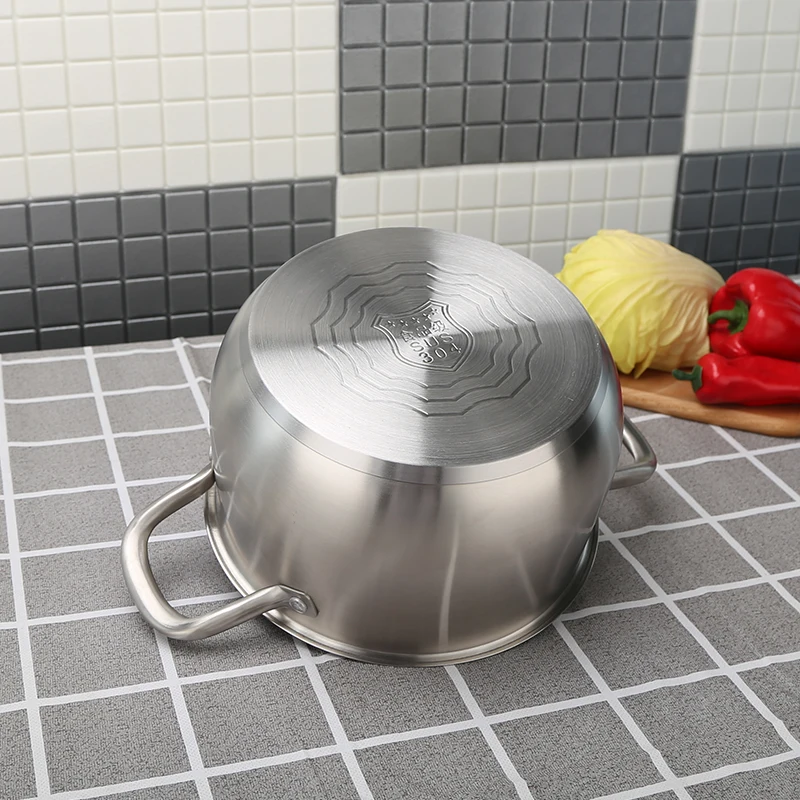 2022 Cookware Sets Kitchen Commercial Stainless Steel Heavy Duty Soup Stock Pot & Stock Pots