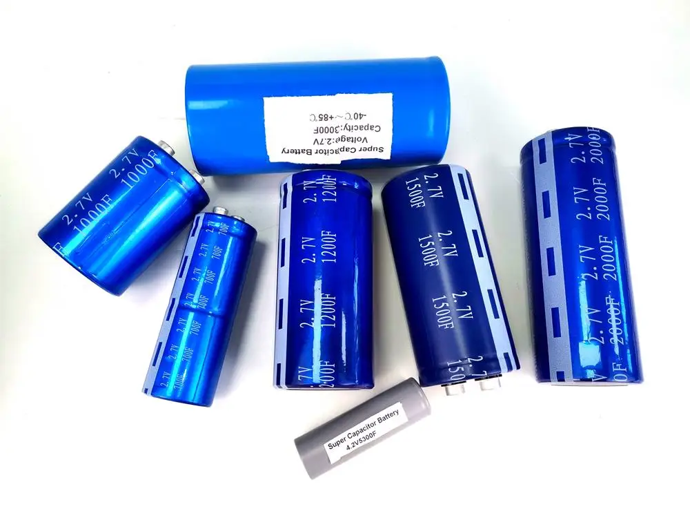 Горячая Распродажа Электронный Конденсатор Фарада 2 7 В 700f100f 360F 10000F автомобильный Суперконденсатор для хранения энергии 48