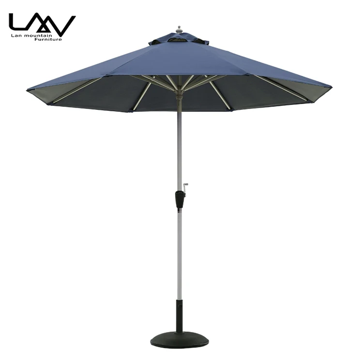 Aluminum Frame Modern Outdoor Garden Waterproof Sun Umbrella Patio Beach Hotel Swimming Pool Leisure Umbrella