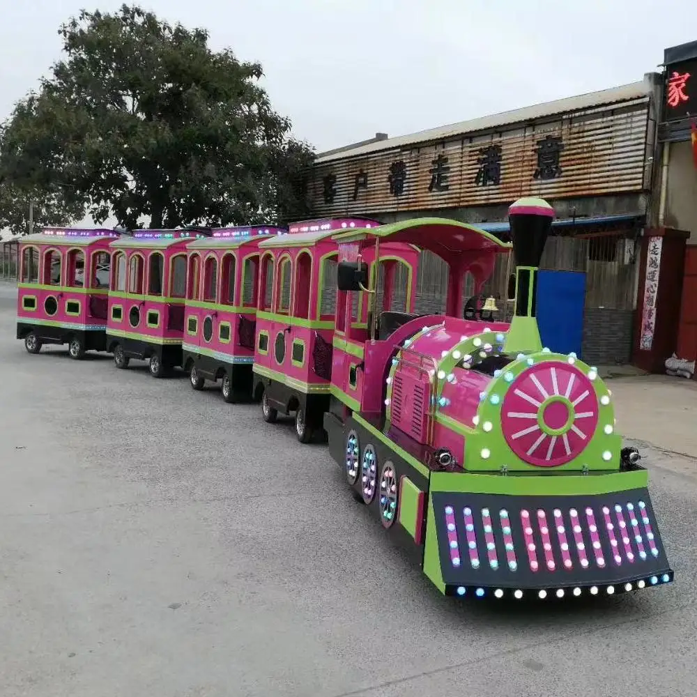 Amusement Rides Electric Trackless Kids Train for Sale Amusements Rides Electric Train