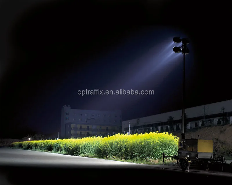 H Top Sale Mobile Retractable Large Sports Industrial Solar Light Tower LED Lights with Camera