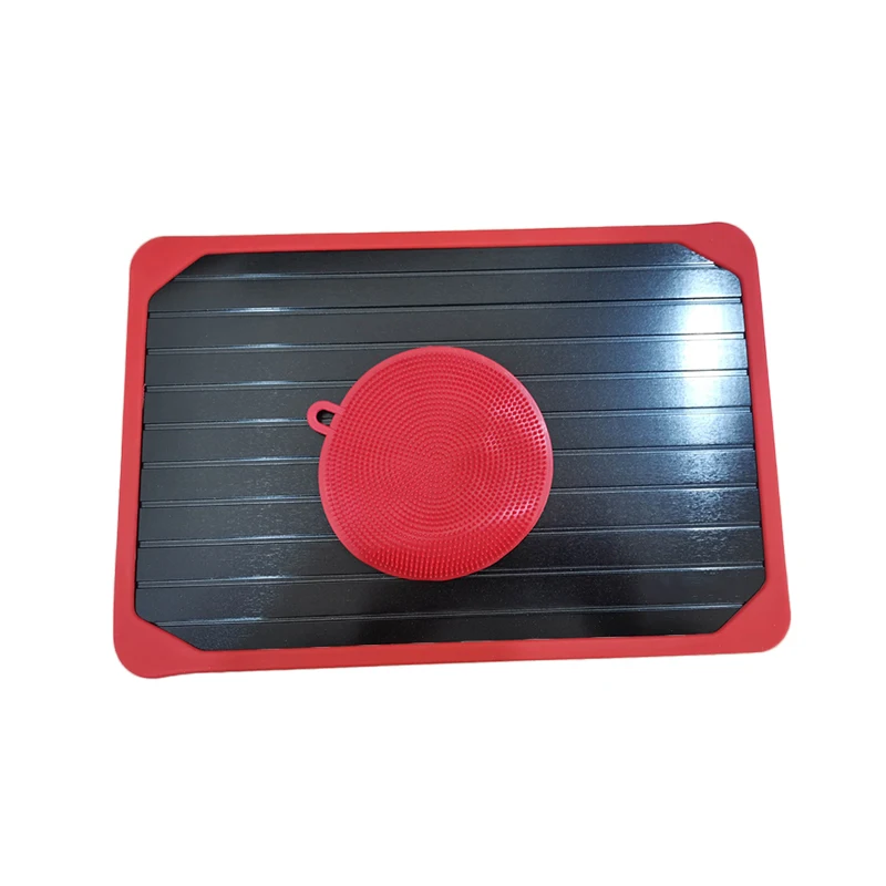 Kitchen housewife rapid thaw meat defrosting tray plate thrawing tray defrosts meat in 30min