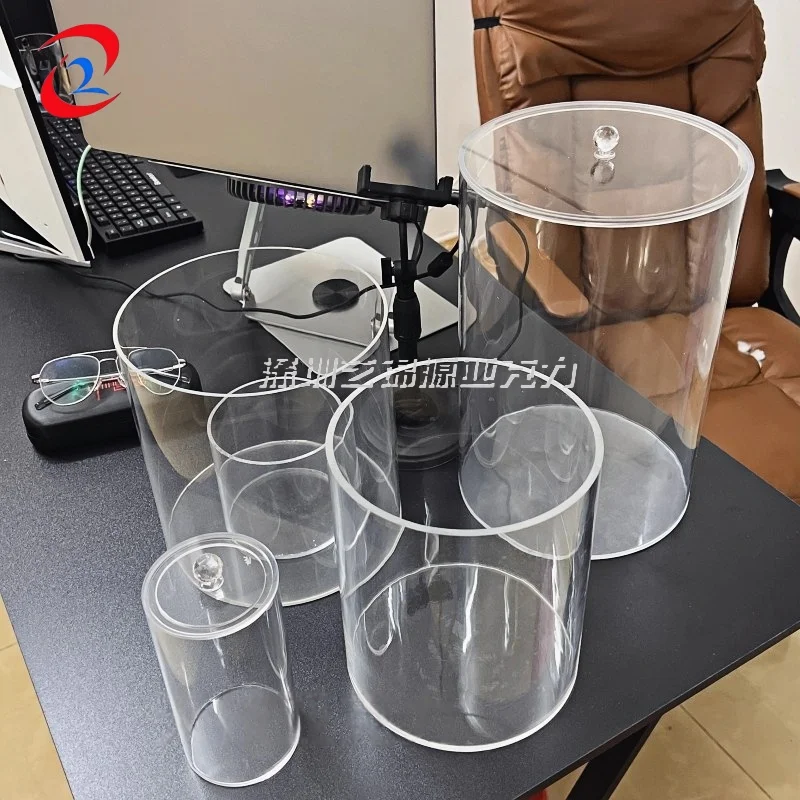 Clear hard plexiglass tube customized size thickness Extruded plastic tube Transparent clear Acrylic Pipe