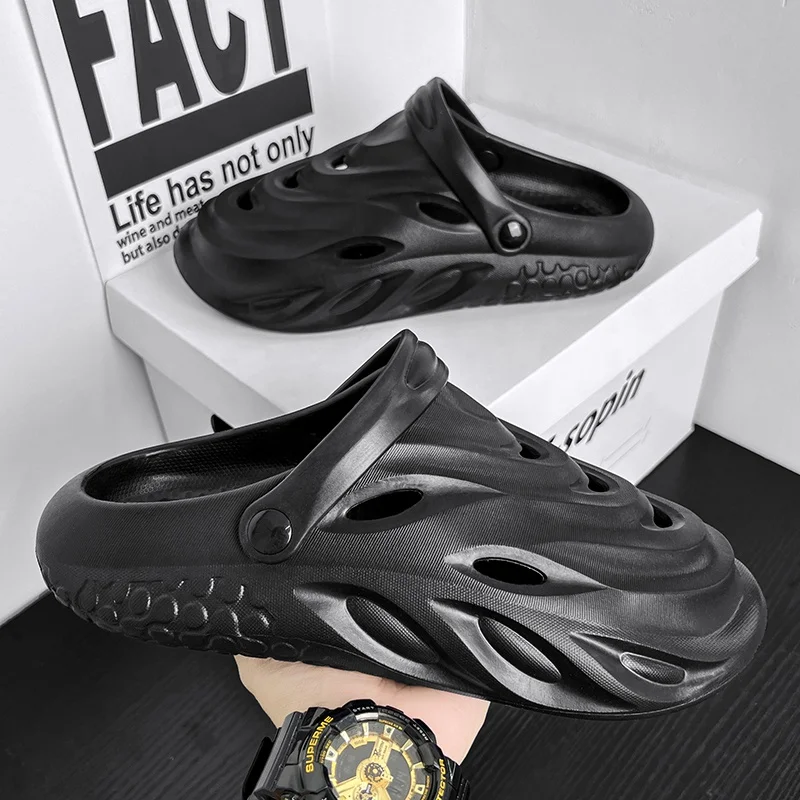 QY EVA Men Clogs Shoes Walking Garden Clogs for Women Unisex Anti-slip Men Clogs 2023 Factory New High Quality Beach Opp Bag