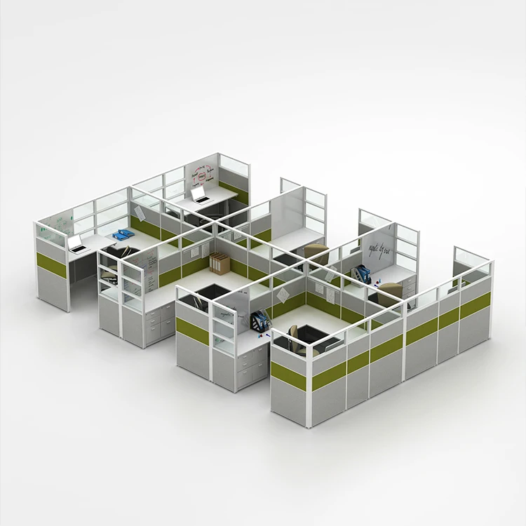 Office Furniture L Shape 4-10 People Modular Modern Staff Employee Table Desk office desk  Workstation