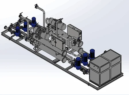 Refrigeration Equipment CE Certification 500RT Water Cooled Centrifugal Compressor Chiller