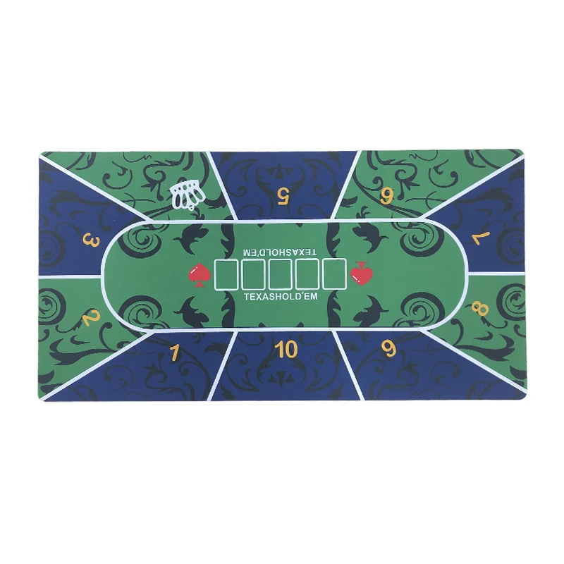wholesale waterproof card game playmat casino custom card game play poker table poker mat custom manufacturer