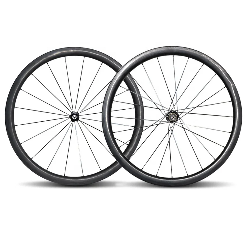 GoFast Hot Selling Road Bicycle Rim Brake Disc Brake Novatec 271 372 Hubs 23mm Width 40mm Depth Tubeless Carbon Road Wheelset