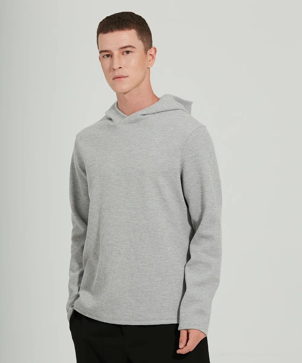 Custom cotton Lulu Mens Hoodie Training Sweatshirt Jogging Pullover Running Sports Hooded Jacket Men Jumper