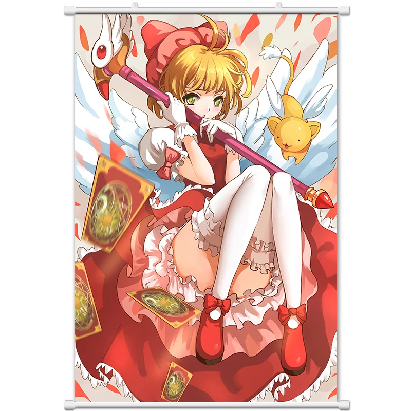 Japanese Anime Fabric Wall Scroll Poster cartoon canvas Scroll Painting