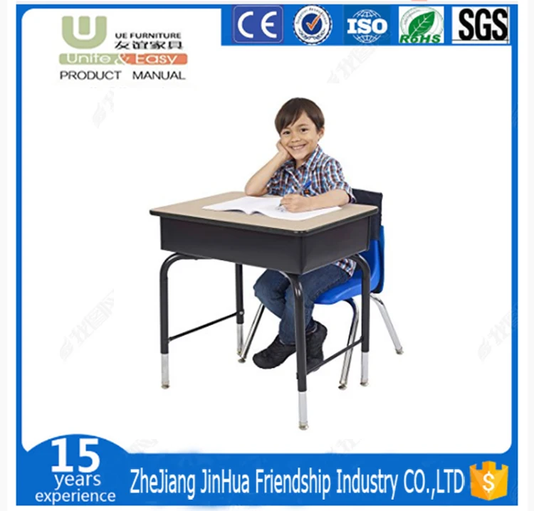 
Hot Sale Student Furniture School Classroom Adjustable Height Desk With Cheap Price 