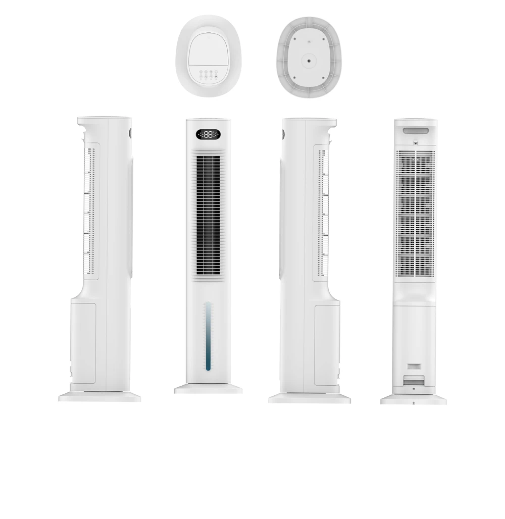 44inch tower & pedestal water fans with auto oscillation air cooling plastic quiet tower fan
