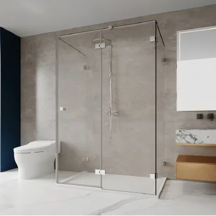 PARTNER Modern design bathroom shower enclosure 6/8mm glass doors sliding tempered glass shower cabin walk in bath enclosure