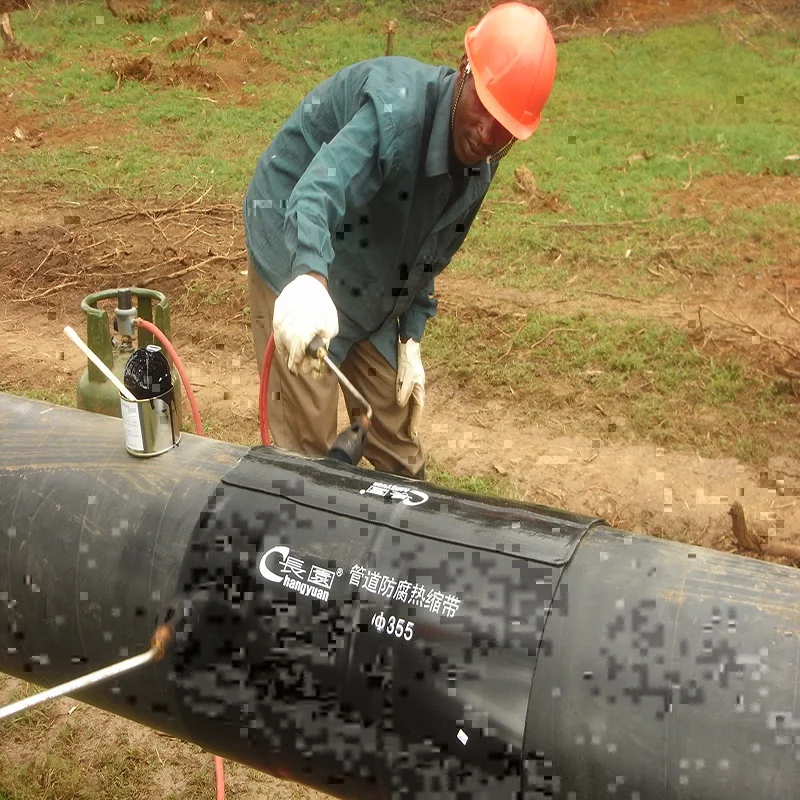 Steel pipeline coating 3-layer polyethylene coating