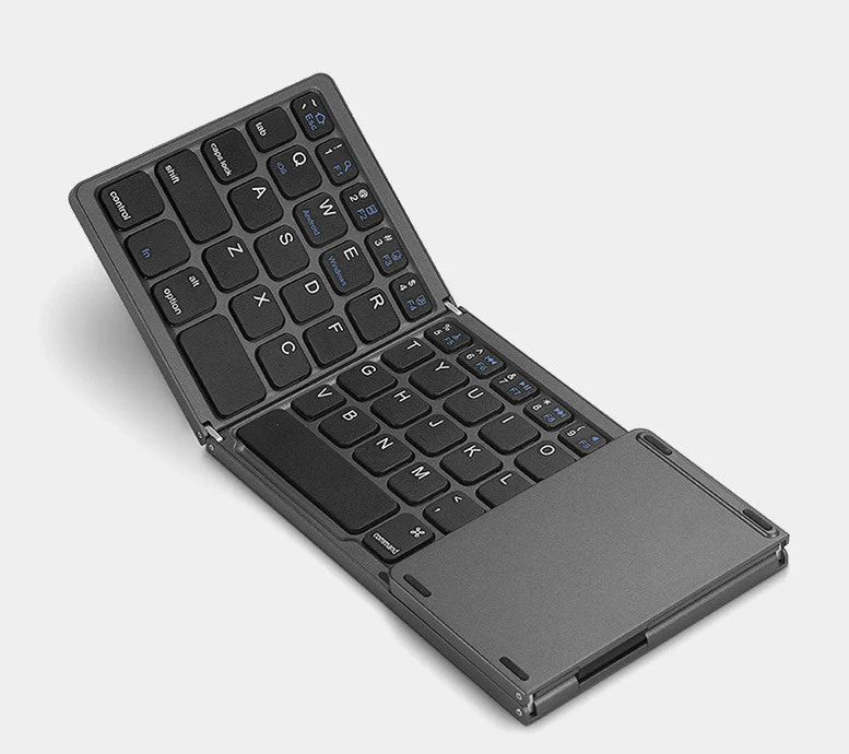 Mini Folding keyboard Touchpad Bluetooth 3.0 Foldable Wireless Keypad for Windows,Android,ios Tablet iPad Phone