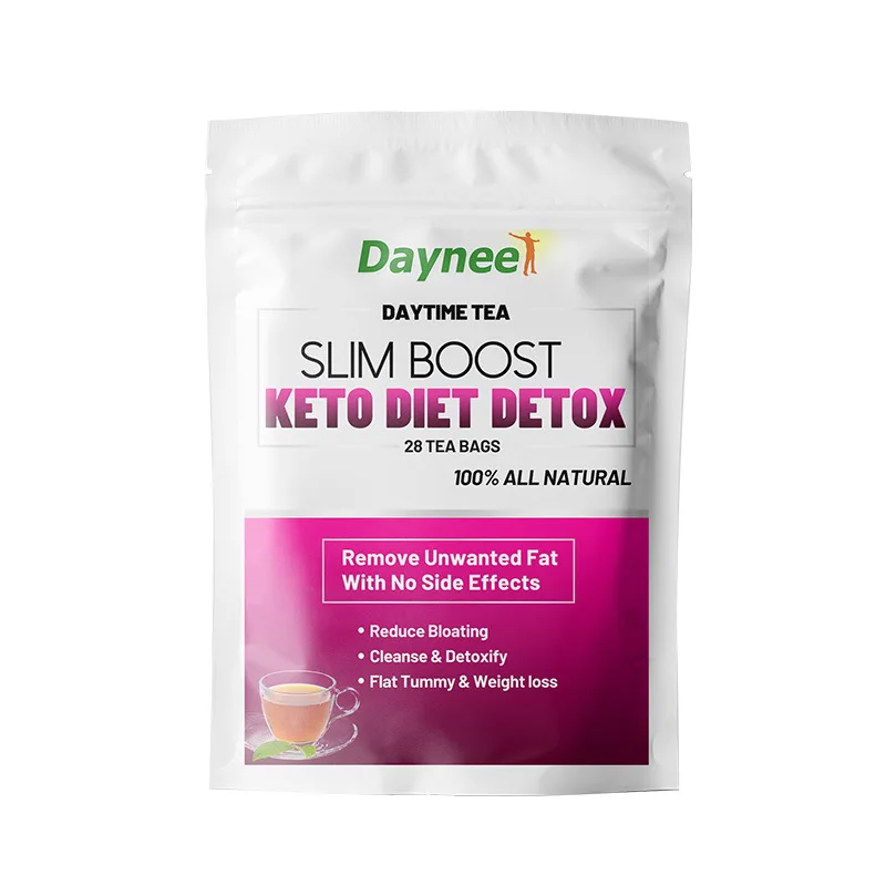 Best Organic Diet Detox Herbal Slim Keto Tea Bag Sugar-Free and Fast Weight Loss Private Label Packaged in Sachet