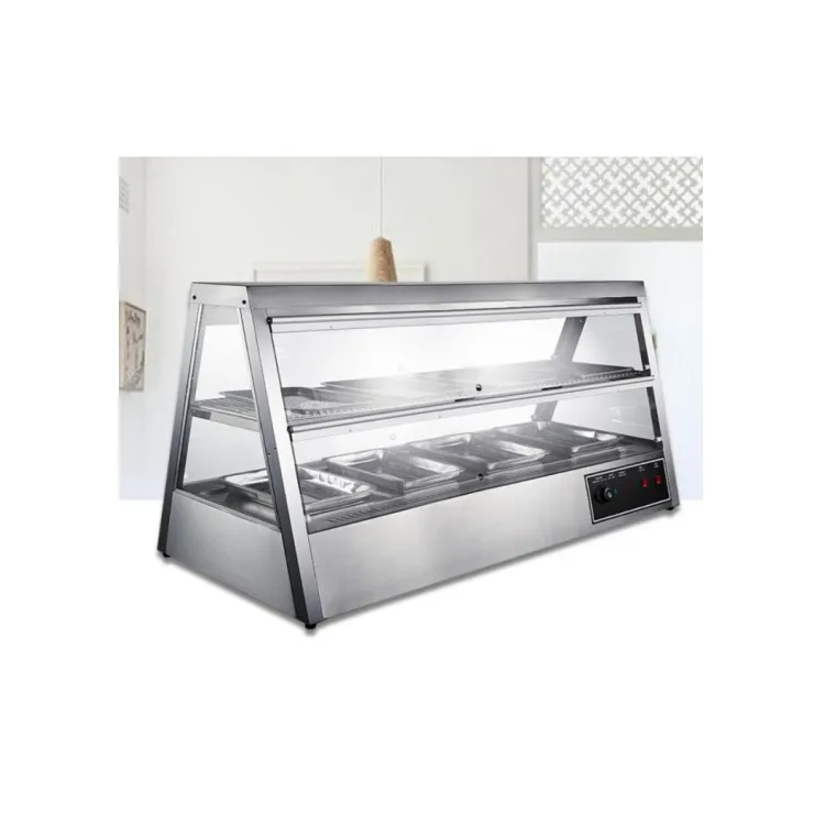 Catering Equipment Countertop hot food warmer Showcase beautiful food warmer display