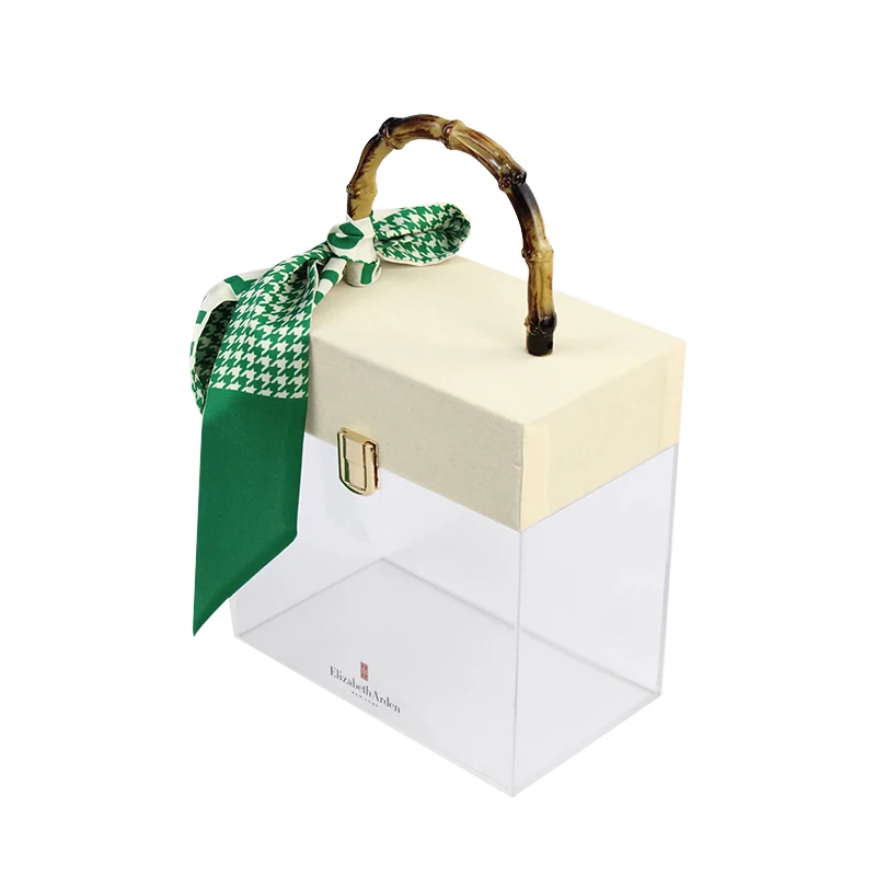 Luxury Customized Small Quality Clear Transparent Acrylic Flower Box For Rose