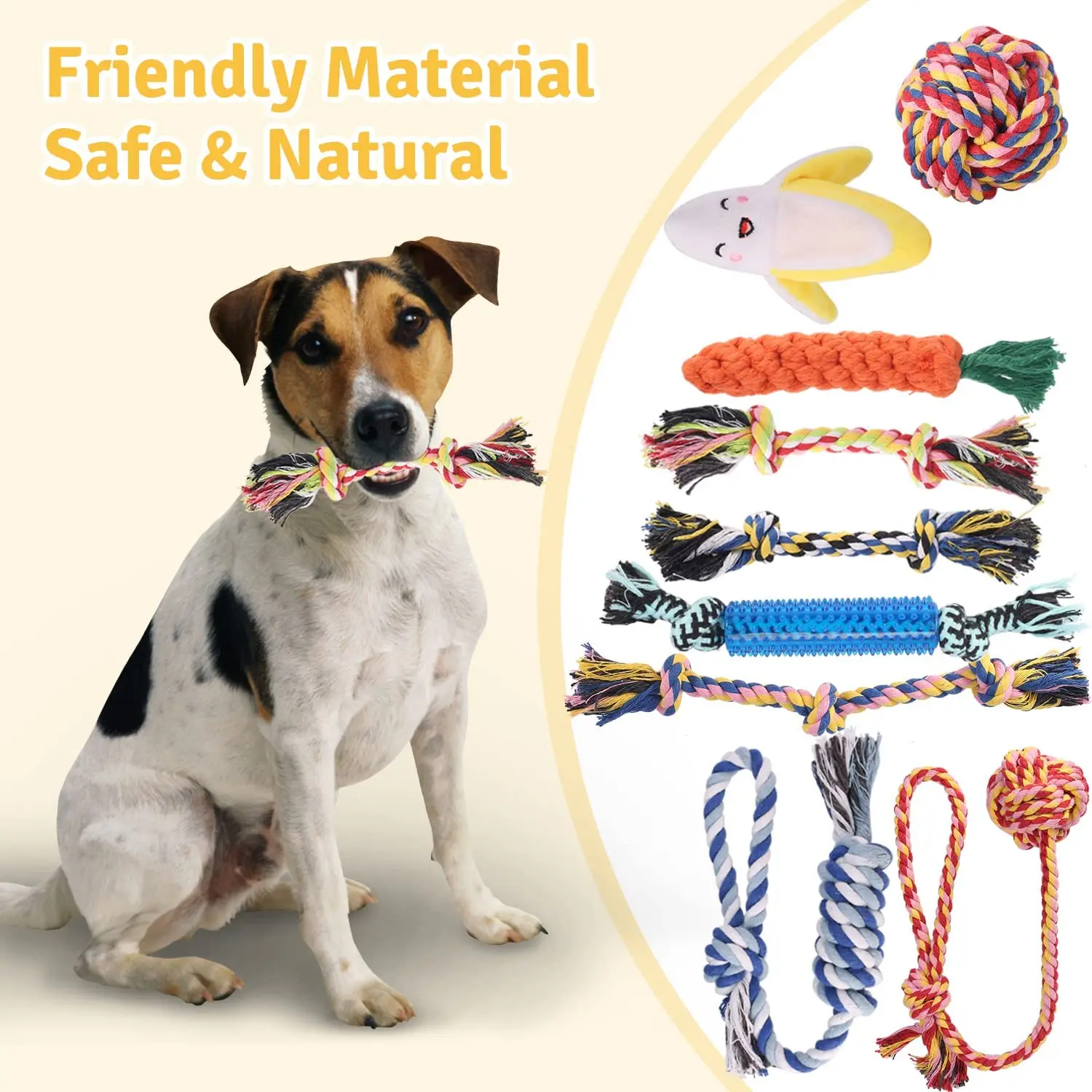 Kingtale Pet Supplies Dog Chew Toys Puppy 18 Pack Puppies Teething Chew Toys With Dog Toys Pet Accessories of pet supplies