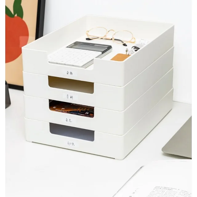 Economical Custom Design Durable And High Quality Multifunction White Pp File Rack