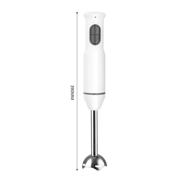 Immersion Blender Button Controls Electric Plastic Household Stylish Hand-held Stick Blender Kitchen Cooking Mixing