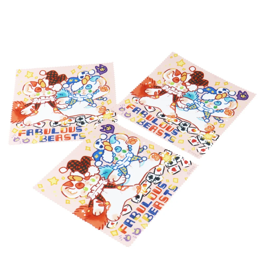 Microprocessor stamping gold margarita glasses microfiber clean cloth for sales promotion