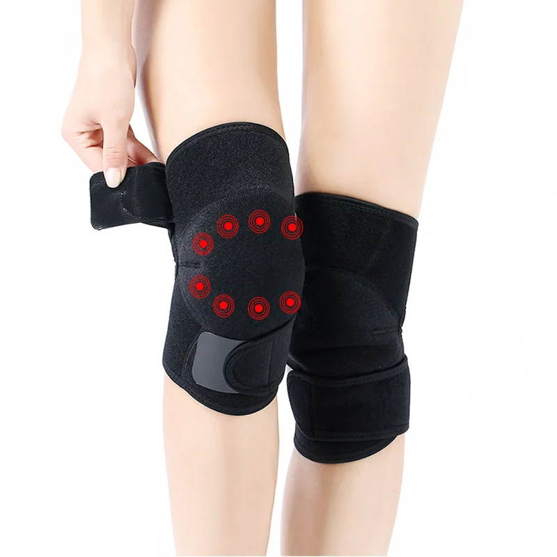 Adjustable Magnetic Therapy Knee Brace Pads Sleeve Tourmaline Self Heating Knee Support