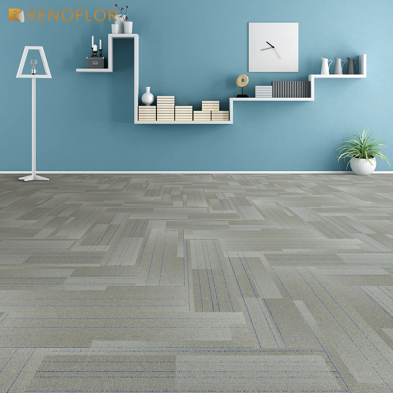 Free Sample Factory Manufacturer Commercial Modular Rectangle Removable Nylon Floor Office Conference Room Carpet Tiles 25x100