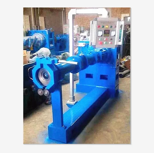 
Vacuum pin-barrel cold feed rubber rolls extruder 