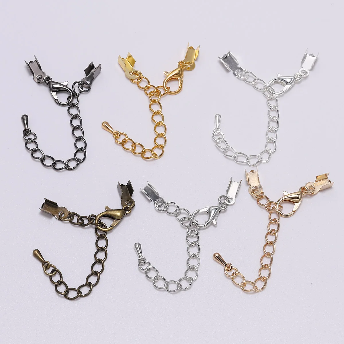 Cord clips End Caps With Lobster Clasps