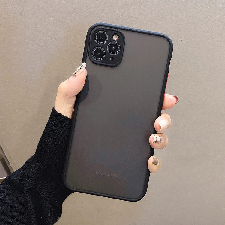 Прозрачный матовый чехол для iPhone 13 Pro Max Mini 12 11 Xr Xs 7