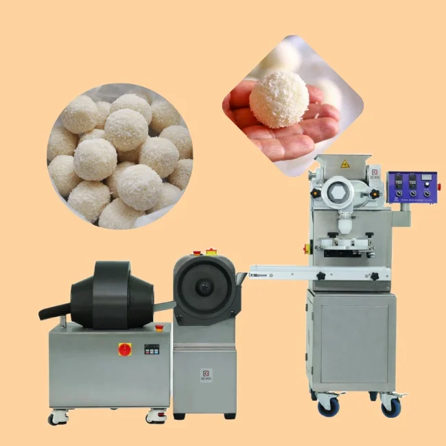 Commercial Automatic Coconut Ball Machine Coconut Energy Ball Extruder And Rolling Machine Protein Ball Production Line