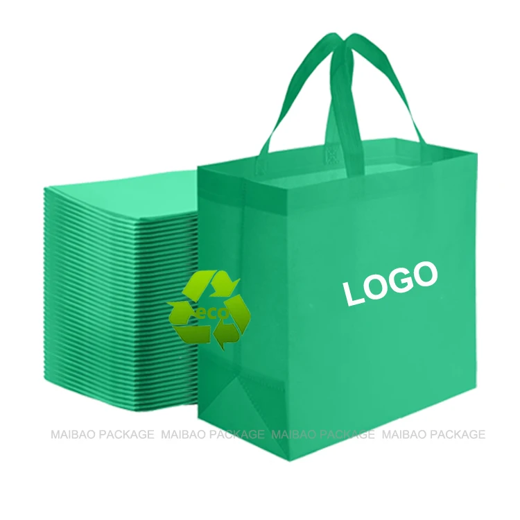 Wholesale Custom Personalized Non Woven Bag Promotional Reusable Cloth Shopping Tote Bags Pp Laminated Non Woven Shopping Bag