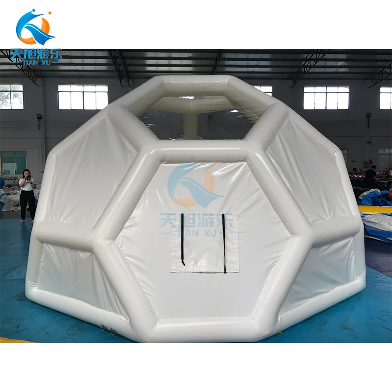Giant Inflatable Igloo Dome for Kids Party Fun Transparent Bubble Tent with Blower for Outdoor Use Bounce House