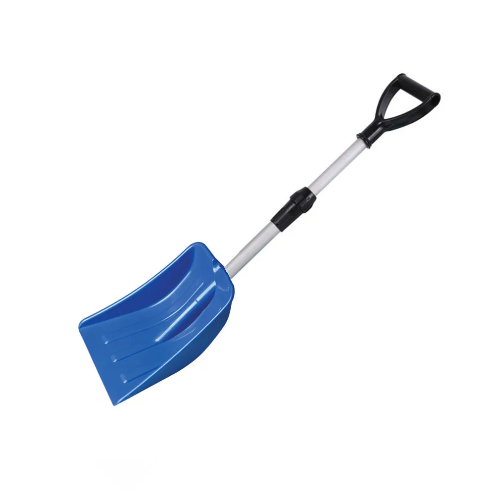Twist Lock Snow Pusher Function Portable Snow Shovel Aluminium Handle Wholesale Plastic Snow Shovel For Car