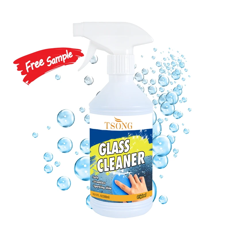 500Ml Lemon Scent Multi Surface Cleaner Glass Wash Detergent Liquid Window Spray Cleaner