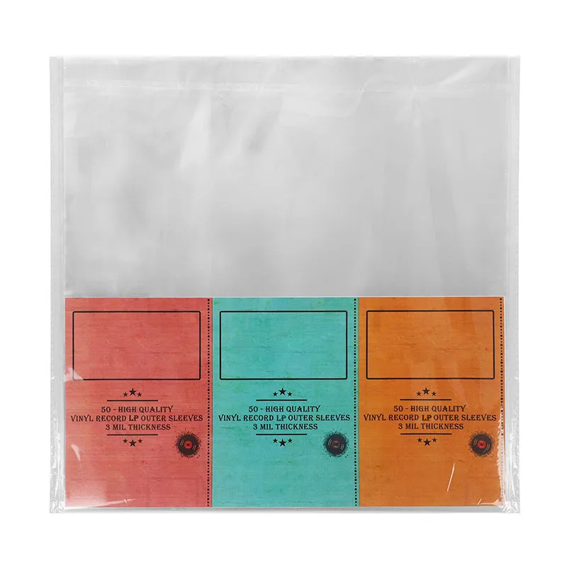 Plastic Music Cd Album Vinyl Cover Lp Record Sleeves Factory