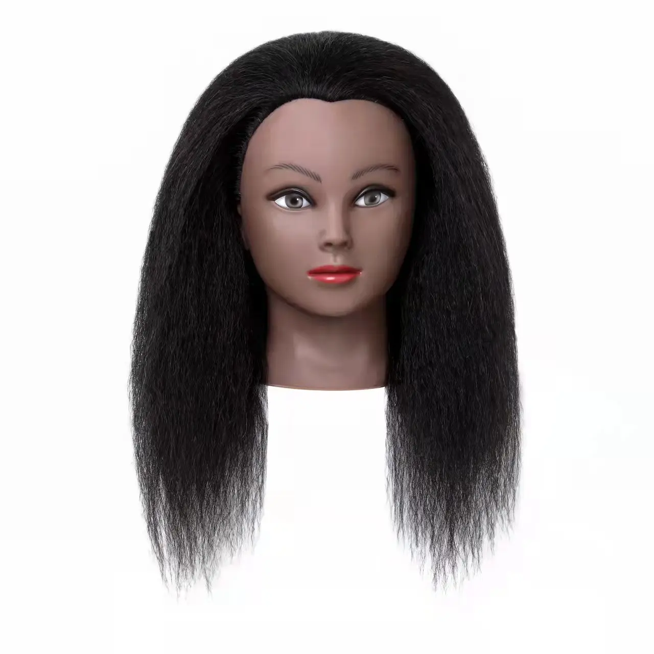 Maniquies head women with human hair training head cosmetology salon tools mannequin dummy