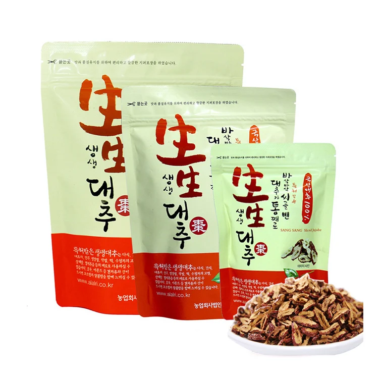 Best Selling Selected Healthy Snacks Tasty Freeze Dried Remove Seed Korean Supplier Hot Sales Dry Jujube Red Date Slices